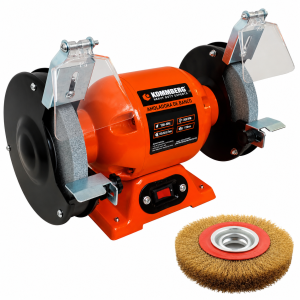 AMOLADORA DE BANCO 6" 1/2HP +CEPILLO
